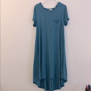 Lularoe Carly Swing Dress in Teal